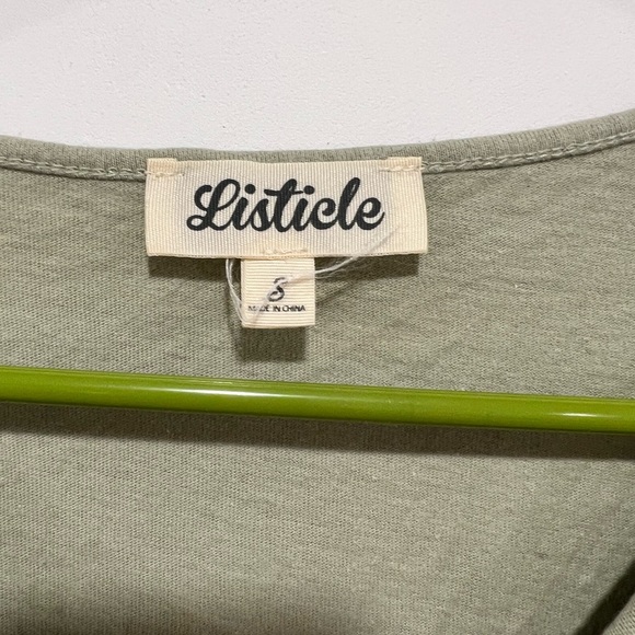 Sage Green Ruffle Top - Picture 3 of 3